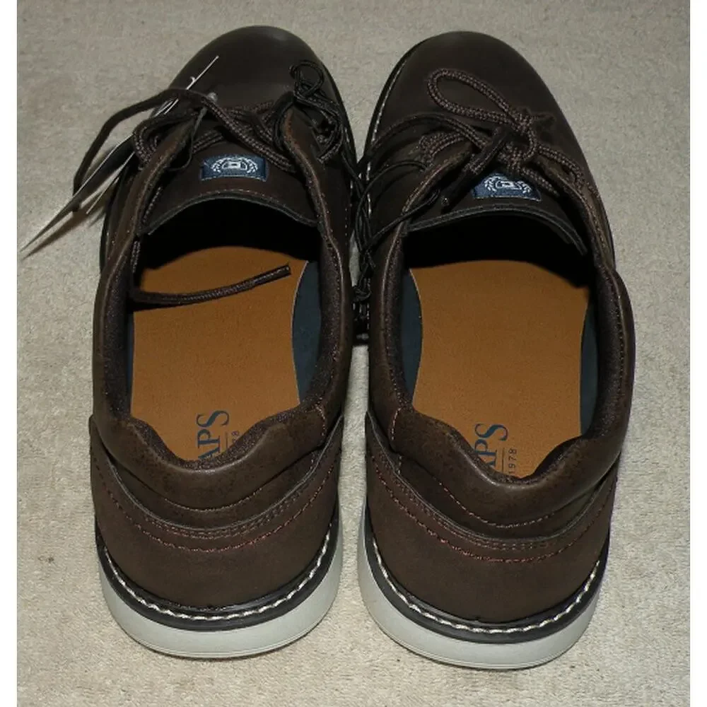 Chaps Flexx Shoes Men’s 8 Lace Up Brown #MNCH42023AG002 New W/ Box